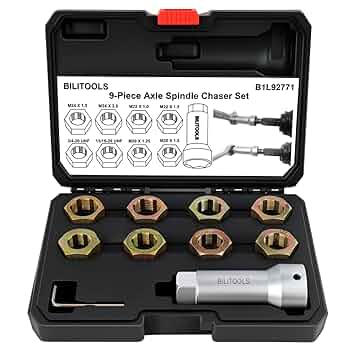 Amazon.com: BILITOOLS 10-Piece Axle Spindle Thread Chaser