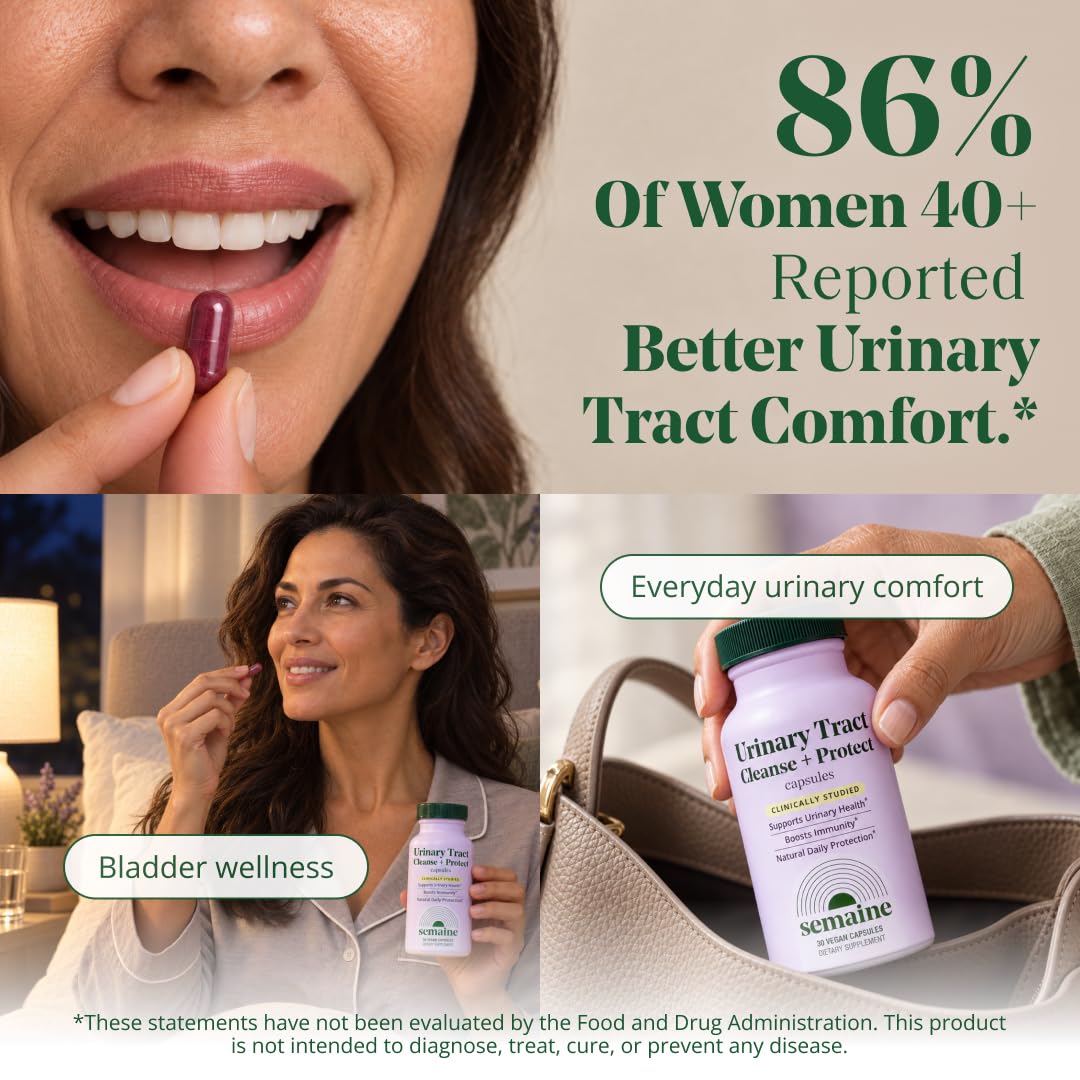 Urinary Tract Cleanse & Protect - Urinary Tract Health for Women, Cranberry Supplement for Women with Standardized Hibiscus, Daily Bladder Support Supplement, 30 Vegan Capsules — Amazon image 6