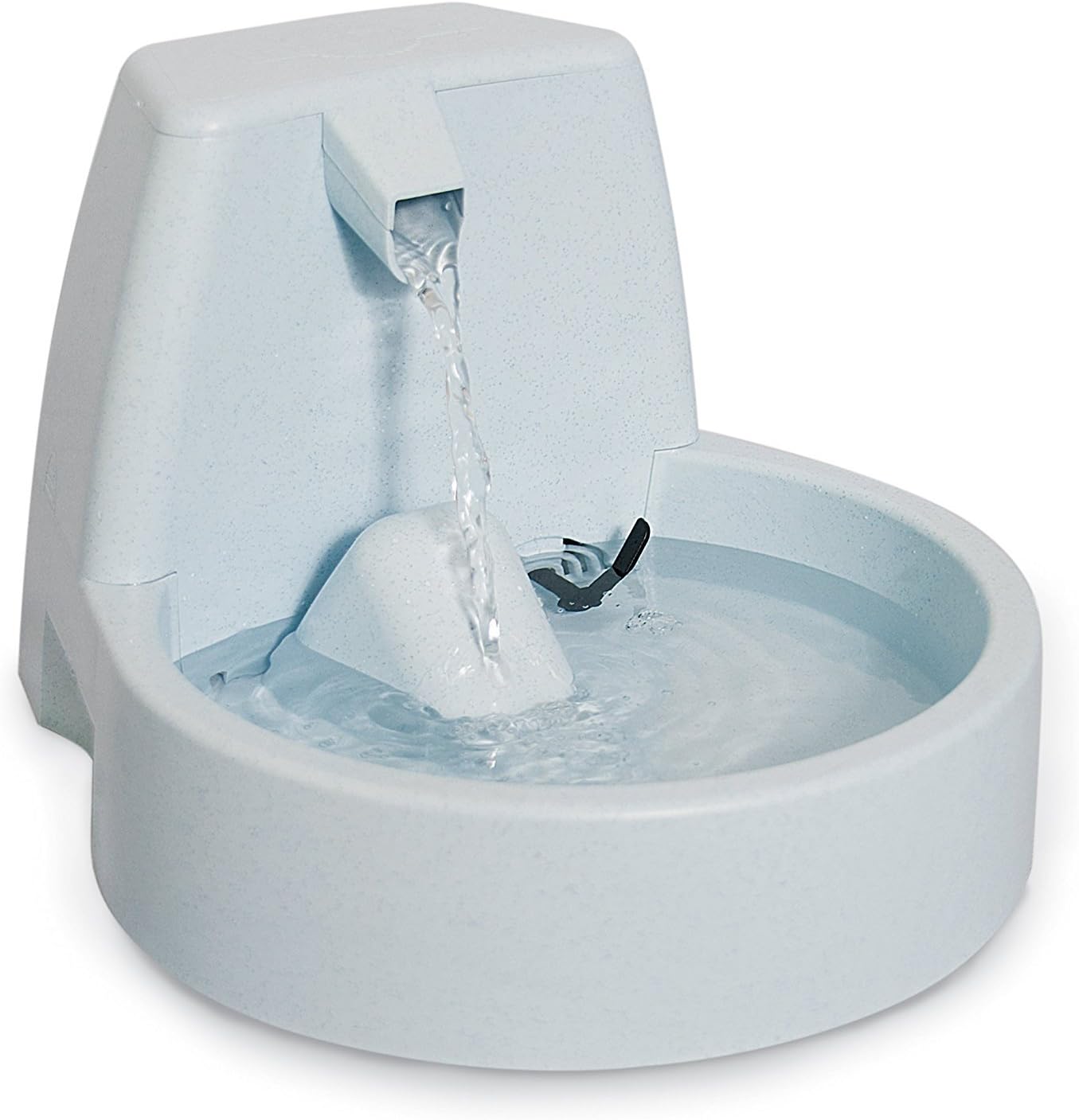 The PetSafe Drinkwell Original Automatic Cat Water Fountain or Dog Water Dispenser - 50 oz Capacity of Fresh, Filtered Water - Pet Fountain with Filter Included : Pet Self Waterers : Pet Supplies