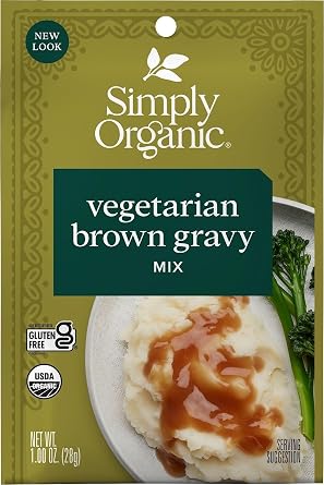 Simply Organic Brown Gravy Mix, Vegetarian, 1 Ounce