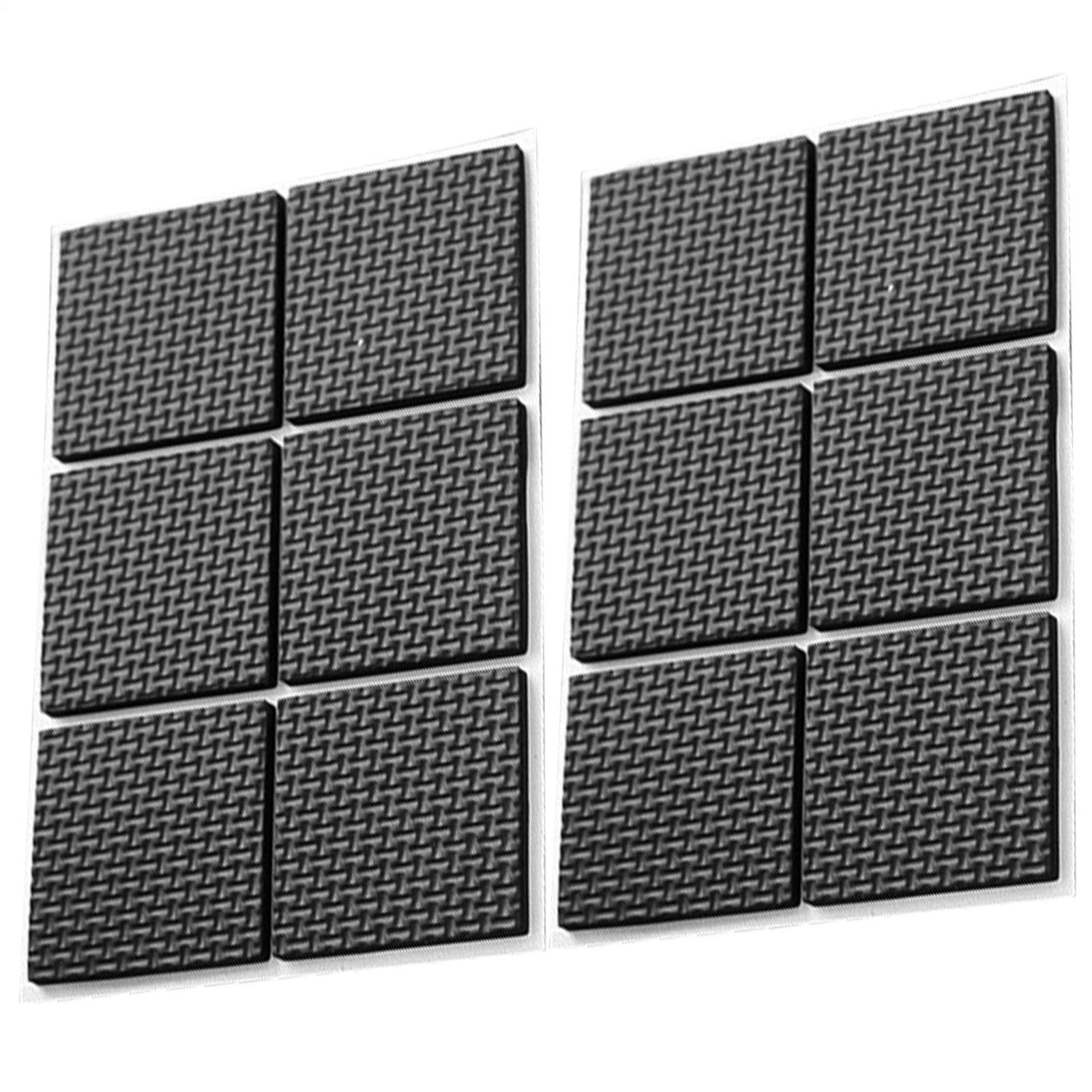 Anti Slip Furniture Grippers - Anti Skid Furniture Pads | Non Slip Furnishing Pads | Furnishing Hardwood Floor Protector | Wear-resistant Adhesive Rubber Chair Feet Floor Protectors For Table Sofa