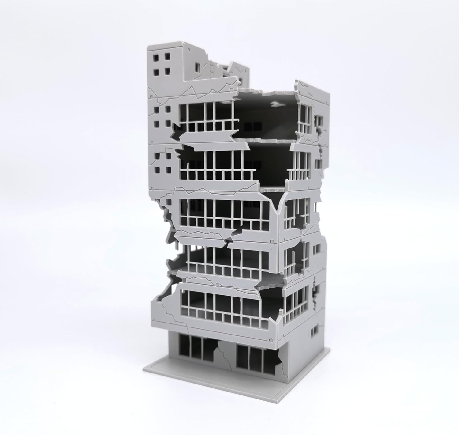 Mycity1:144, 1:100 Scale Urban Scene, Destroyed Buildings and Roads,Handmade Scene Layout (1/100)