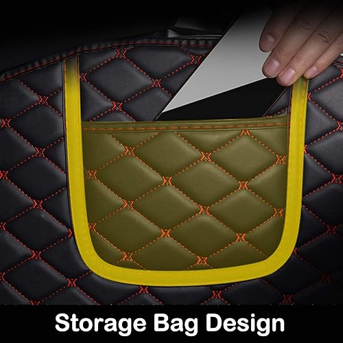 Miniatura 2 de Alfombrillas de diamante compatibles con Volvo XC40 2018-2020, tapetes de cuero delanteros y traseros para automóvil, tapetes resistentes para todo