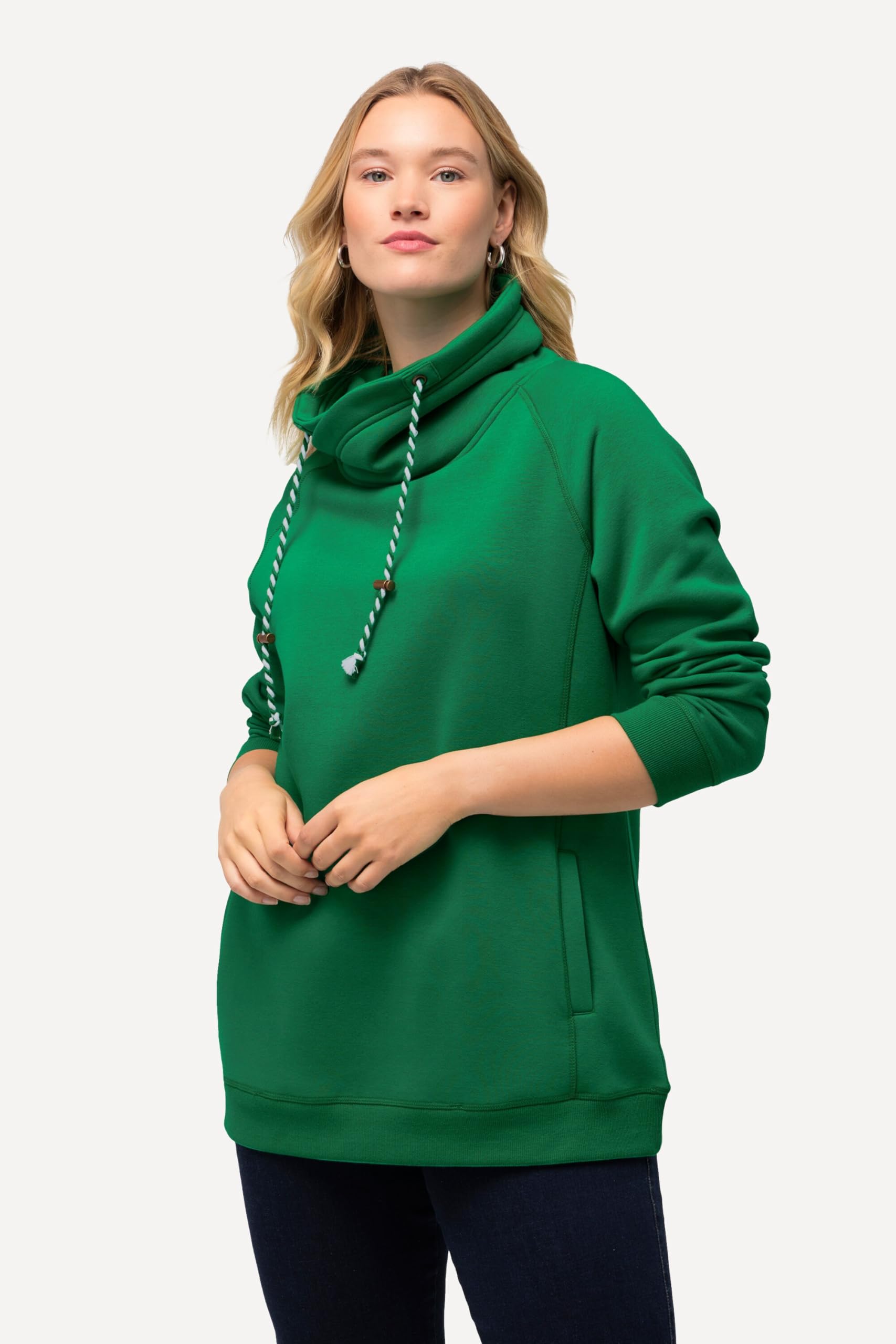 Ulla Popken Damen Große Größen, Sweatshirt Sweatshirt (1er Pack)
