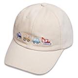 Kids Boys Girls Baseball Cap Toddler Embroidery Car Trucker Hat Adjustable Washed Vintage Sun Fishing Hat for 3-8 Years