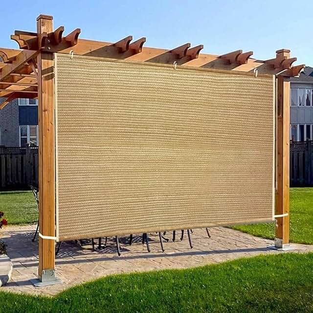 outdoor roll down shades