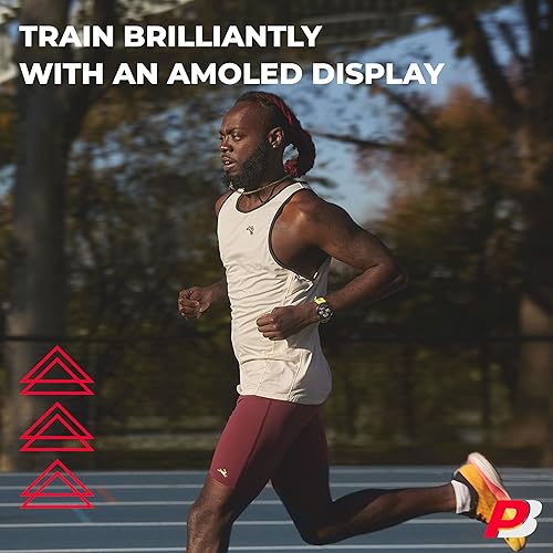 Miniatura 2 de Garmin Forerunner 965 (Amp AmarilloNegro) Caja de regalo de reloj inteligente GPS para correr y triatlón  Pantalla AMOLED, ligera, batería de 31