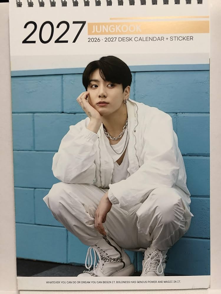 Amazon.co.jp: ジョングク グッズ 2026年-2027年 2年分 卓上カレンダー