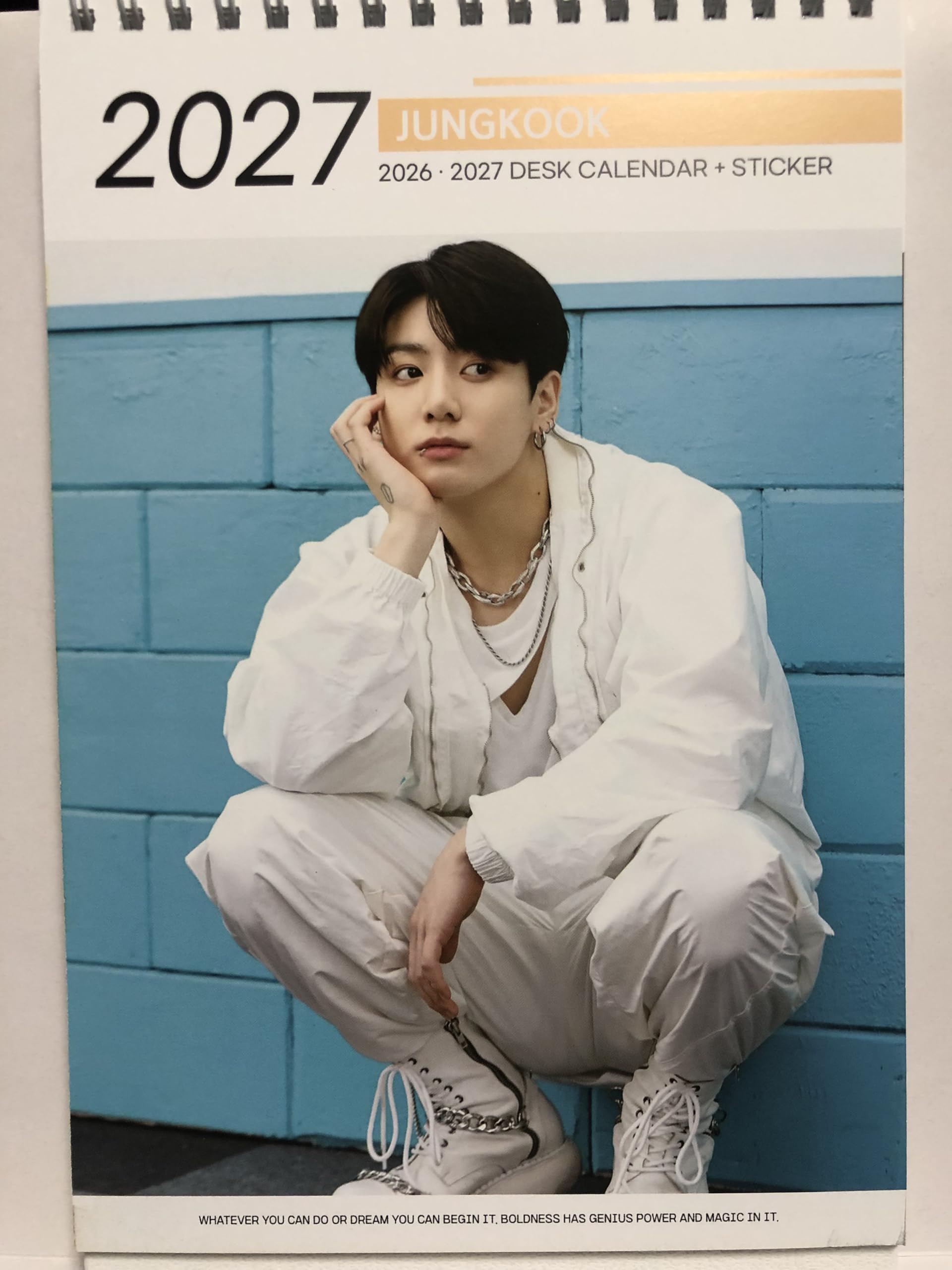 Amazon.co.jp: ジョングク グッズ 2026年-2027年 2年分 卓上カレンダー