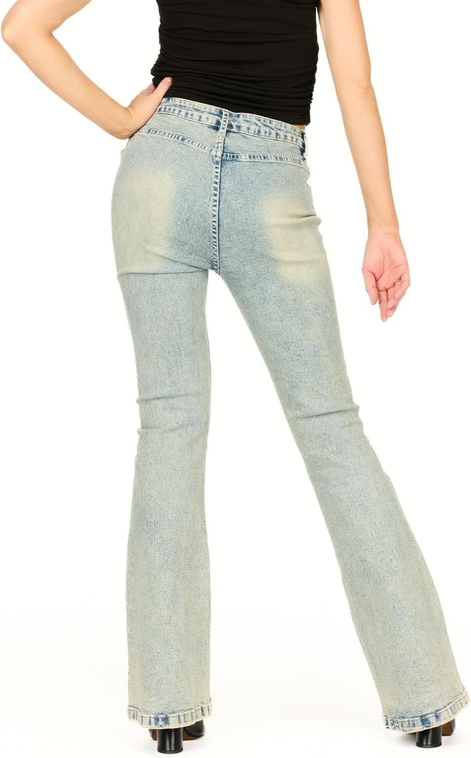 Forever 21 Womens Denim Pant with Tie Up Front