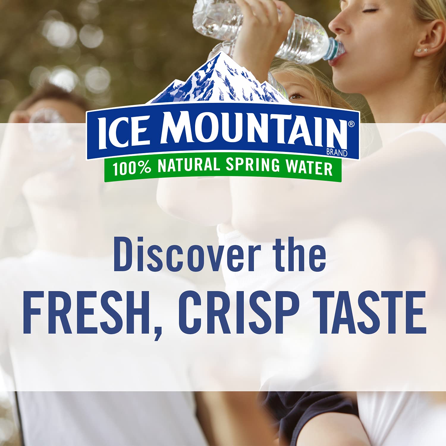 Ice Mountain 100% Natural Spring Water, mini plastic bottles, 8 Fl Oz (Pack of 48)
