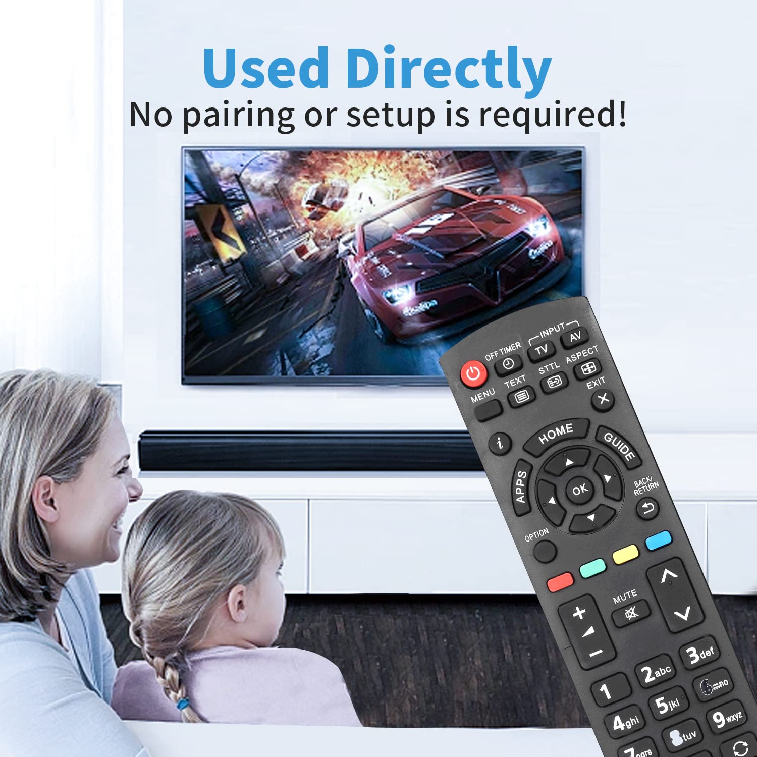 VINABTY N2QAYB000840 Sostituzione Del Telecomando Per Panasonic TV TX-L39EX64 TX-L42E6EW TX-42AS600Y TX-32AS600 TX-32AS600 TX-32ASW604 TX-39AS600 TX-39ASW604 - Foto 10