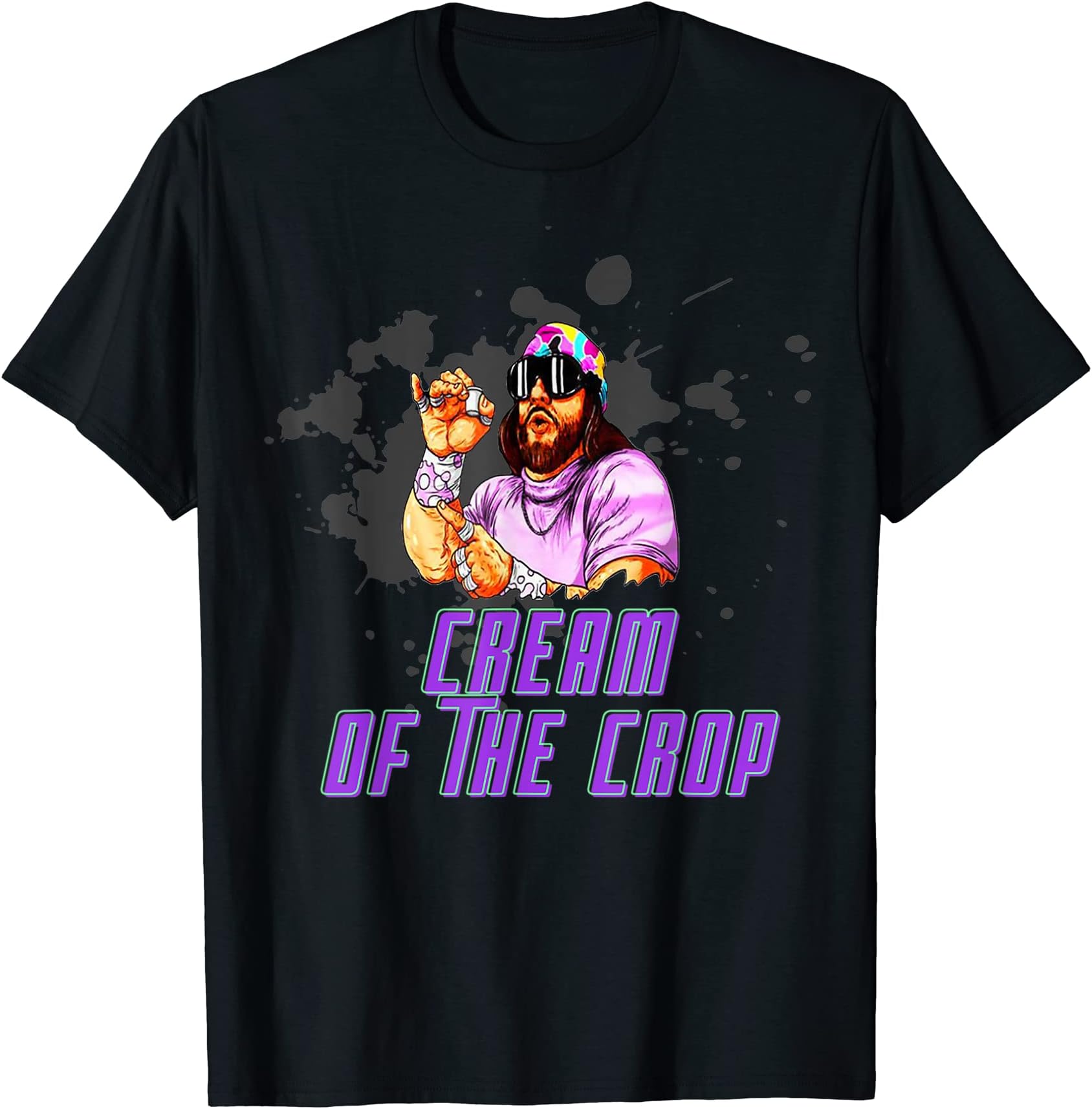 Macho-The Cream of The Crop, Wrestling Christmas Funny T-Shirt