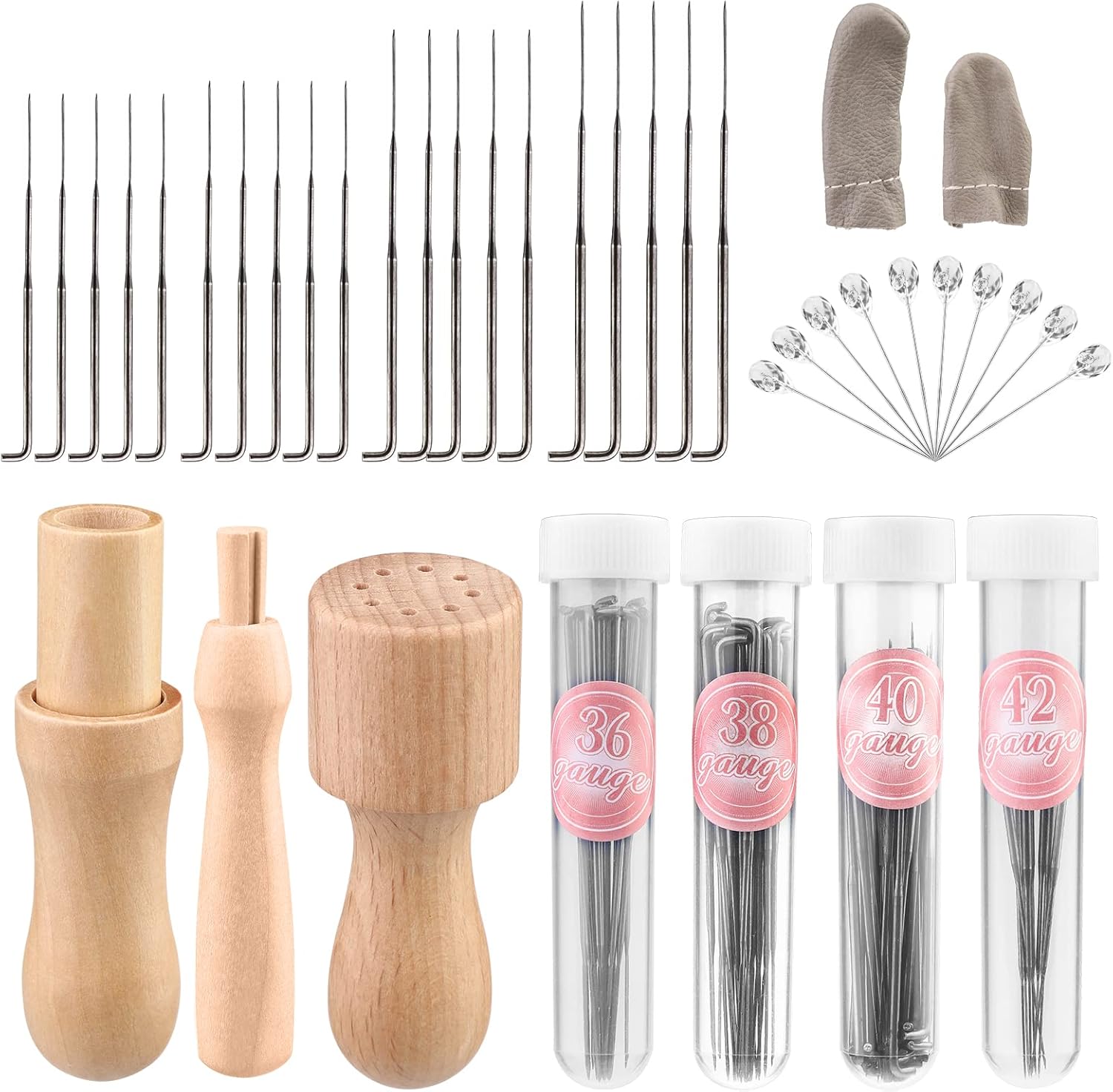 dipeer 117 Pcs Wool Felting Needle Tools, Needle Felting Supplies, 1/3