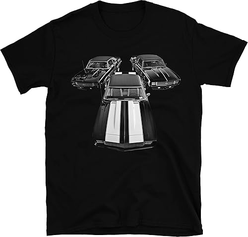 Classic American Muscle Car Chevy Camaros SS L78 Z28 Camiseta 100% Algodón
