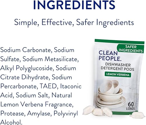 Miniatura 8 de The Clean People Cápsulas para lavavajillas – Corta la grasa y enjuaga con gas limpio – Sin residuos – Cápsulas para lavar platos sin fosfato