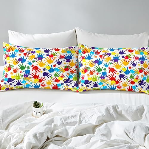 Vista 124 de Feelyou Juego de sábanas espaciales para niños, juego de ropa de cama de galaxia para niños y niñas, sábanas de planeta del universo, 1 sábana