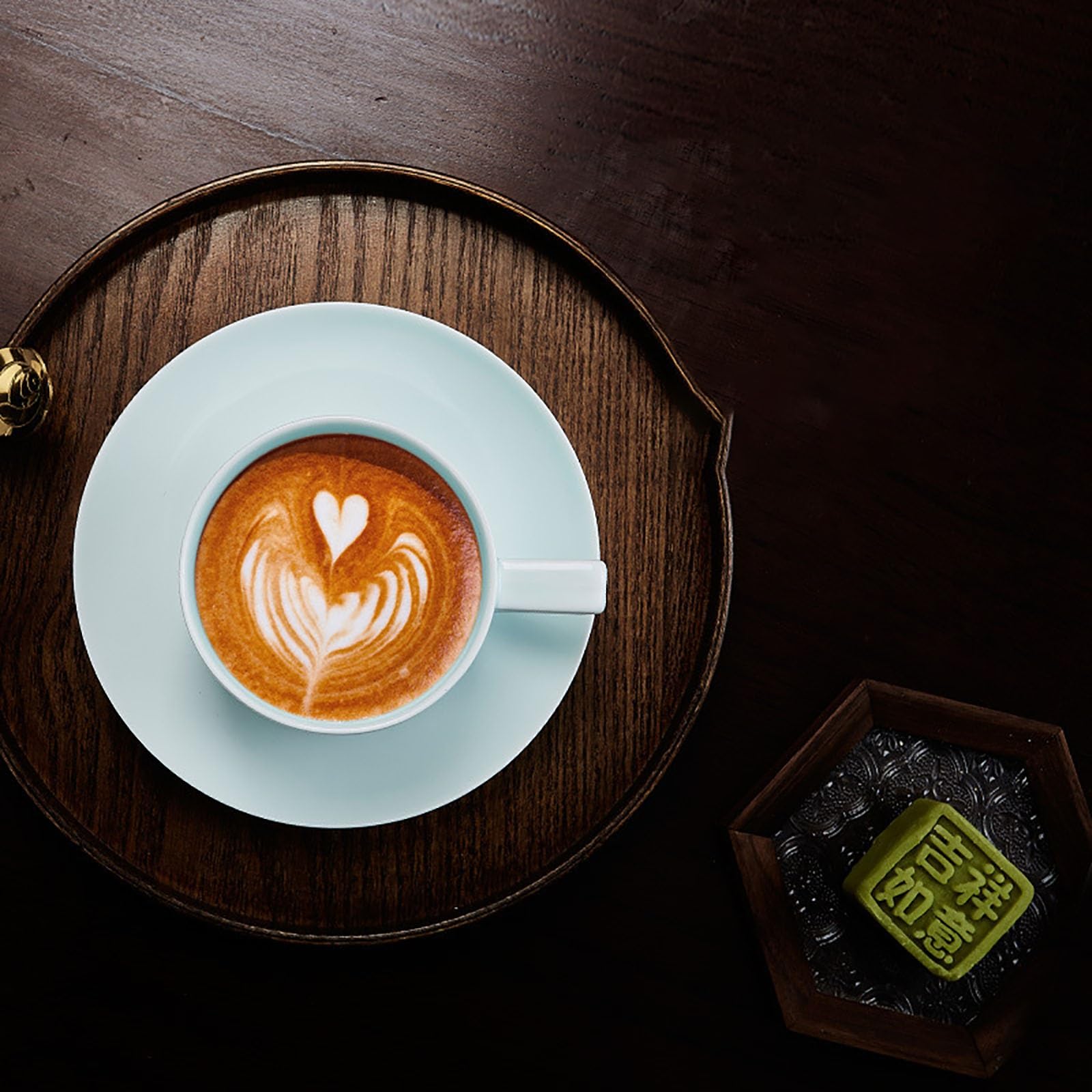Tasse À Café En Porcelaine,280 Ml Kaffeetassen Set Porzellan Kaffeeservice Kaffeebecher Set Cappuccino Tassen Mit Unterteller Kaffeetassen Mit Untertassen Kaffeebecher Aus Steingut(A)