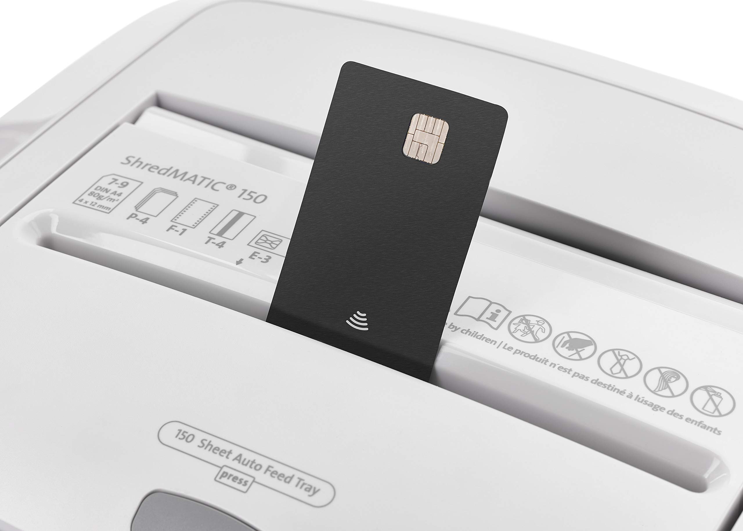 Dahle ShredMATIC 150 Aktenvernichter Autofeed (150 Blatt, P-4, Partikelschnitt, öl- und wartungsfrei, Automatischer Papiereinzug) lichtgrau/staubgrau