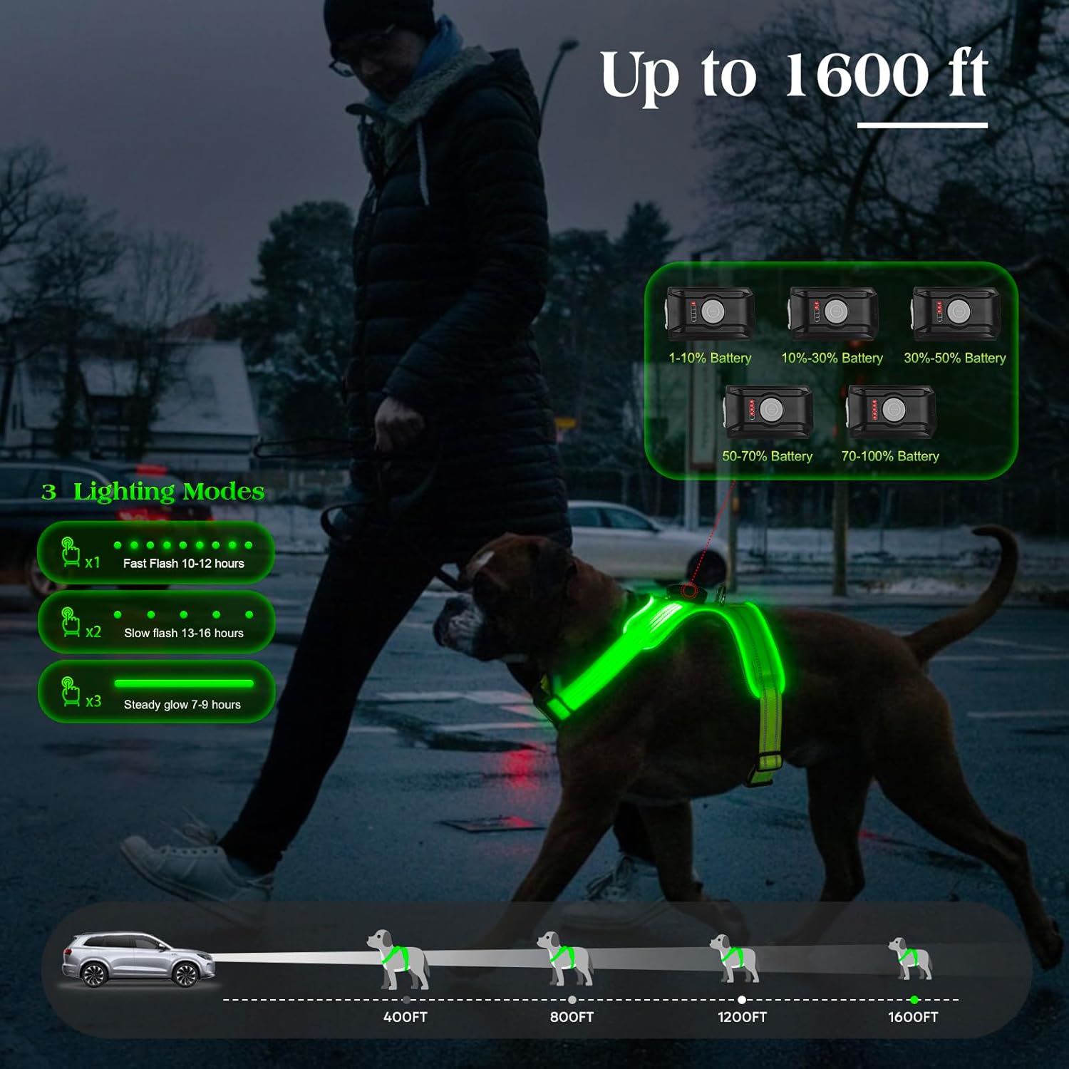 Illuminate Your Walks: The Best LED Dog Harness for Safety and Comfort