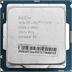 Processador Intel Core i7-3770 3ª Geração 3.4GHz 4 Núcleos 8Mb Cache 8 Threads Soquete LGA 1155