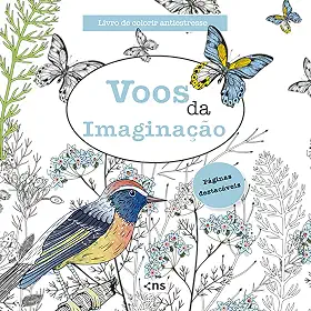 Voos da Imaginação - Livro de Colorir Antiestresse: Folhas destacáveis