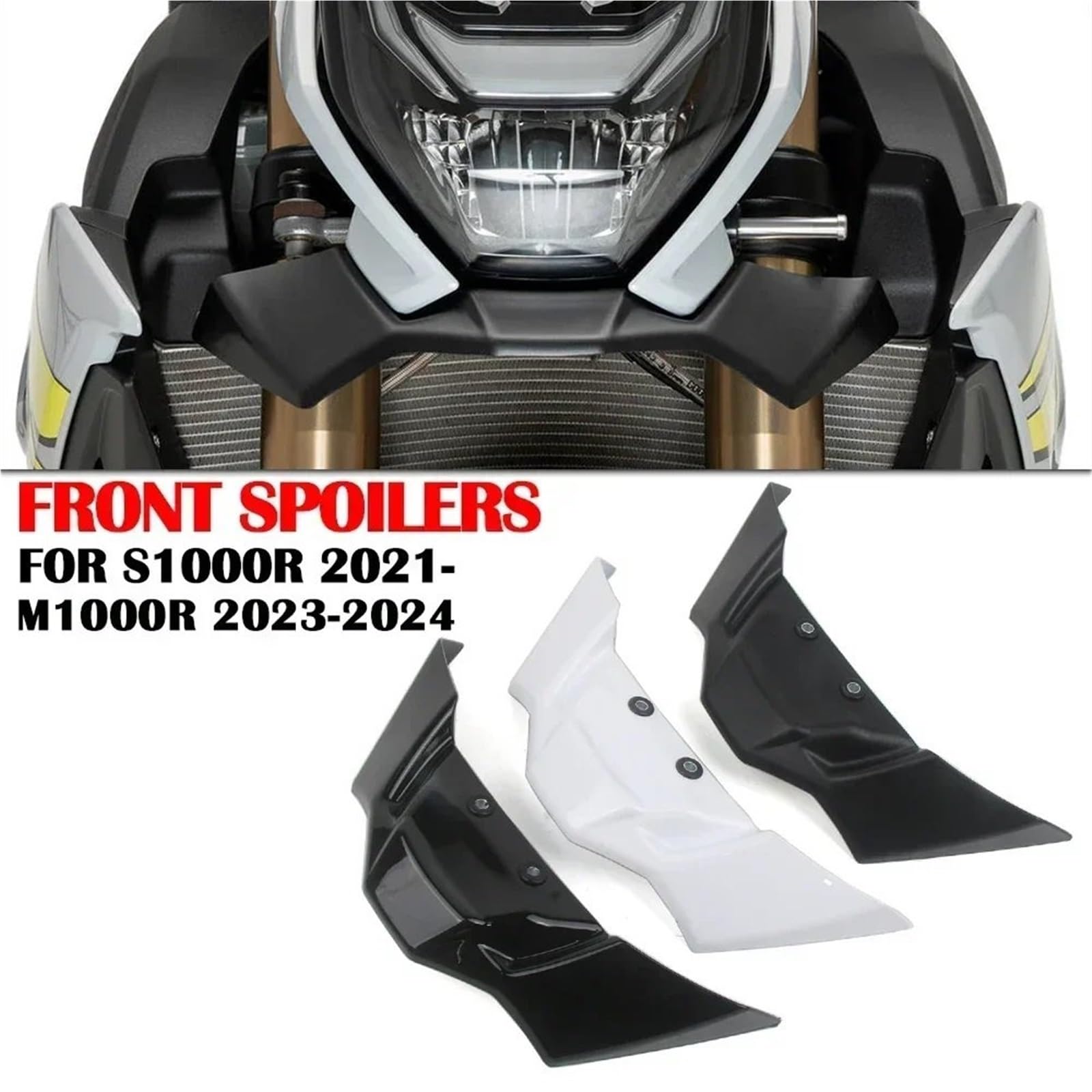 Spoiler dachowy Pasuje do BMW S1000R S 1000 R S100 2021-2023 Downforce Naked przedni spojler Alerones Aerodynamiczny deflektor skrzydła tylnego zderzaka