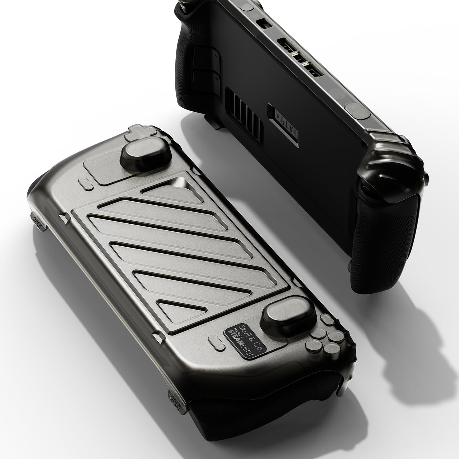 Savage Raven by Skull & Co. HardShell Front Cover Bundle for Steam Deck/OLED StandGrip (GripCase） -Black