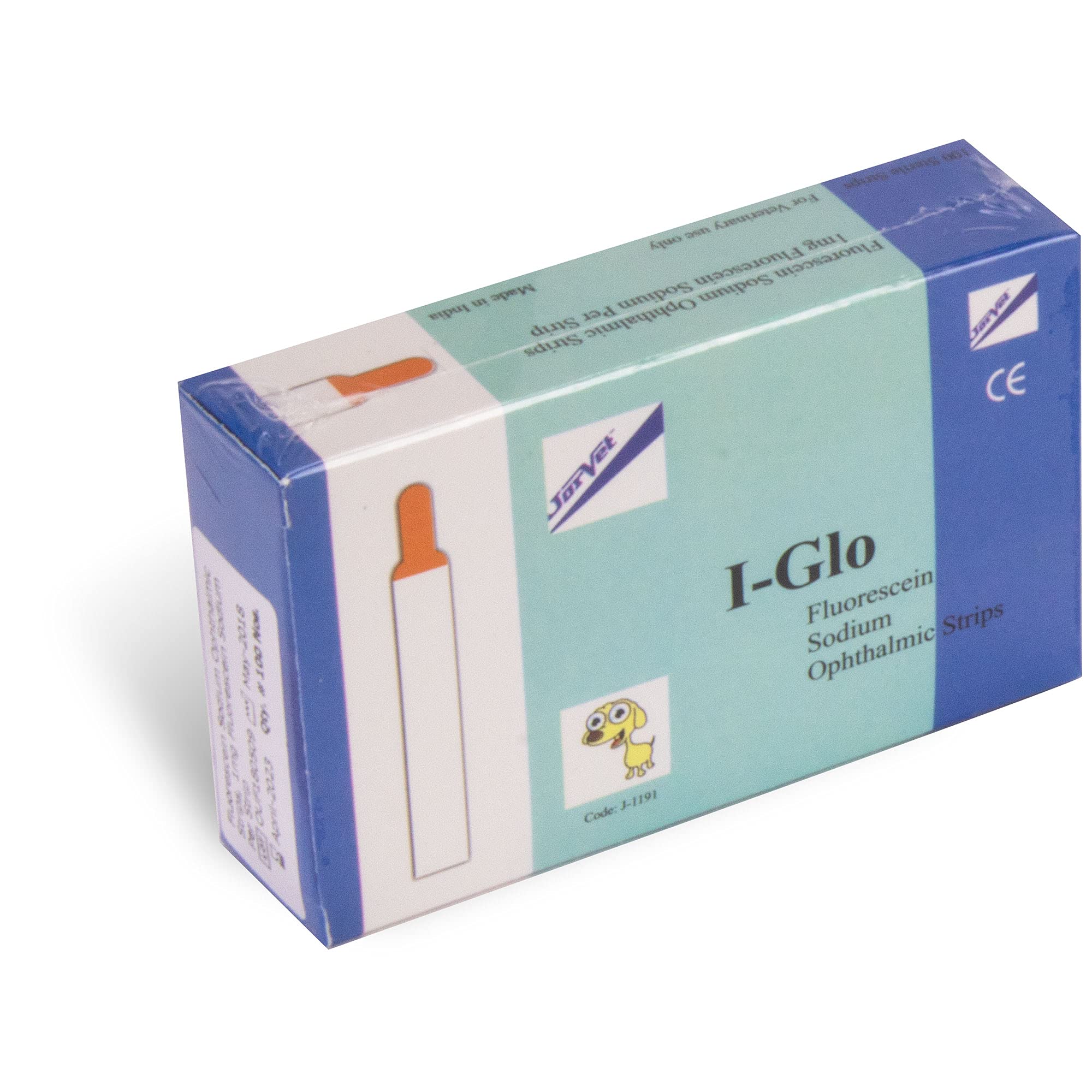 Buy IGlo Fluorescein Sodium Sterile Ophthalmic Strips, Vet Use, 1mg