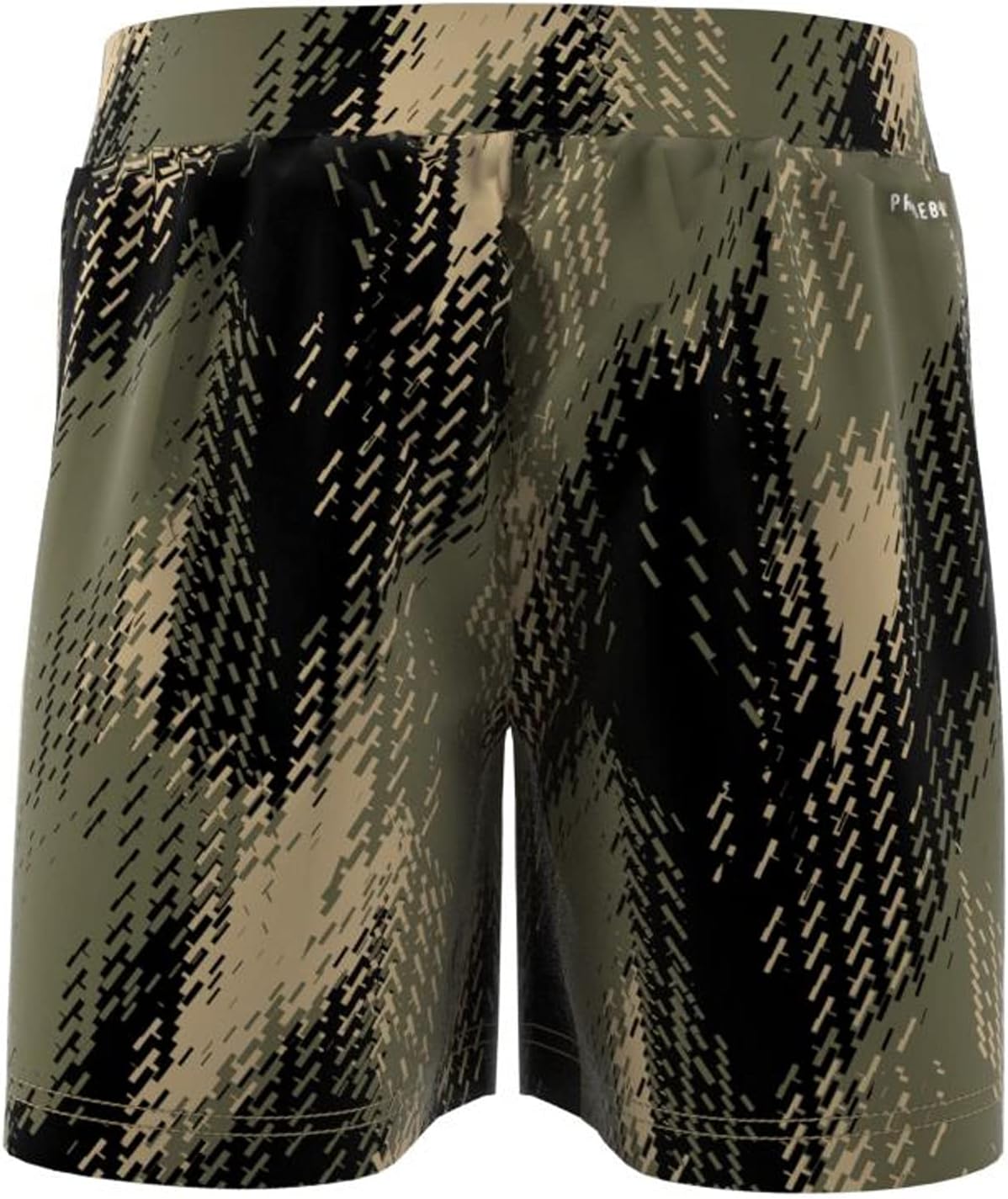 adidas Boy's Printed Shorts (Little Kids/Big Kids) Beige Tone/Black/Focus Olive SM (8 Big Kids)