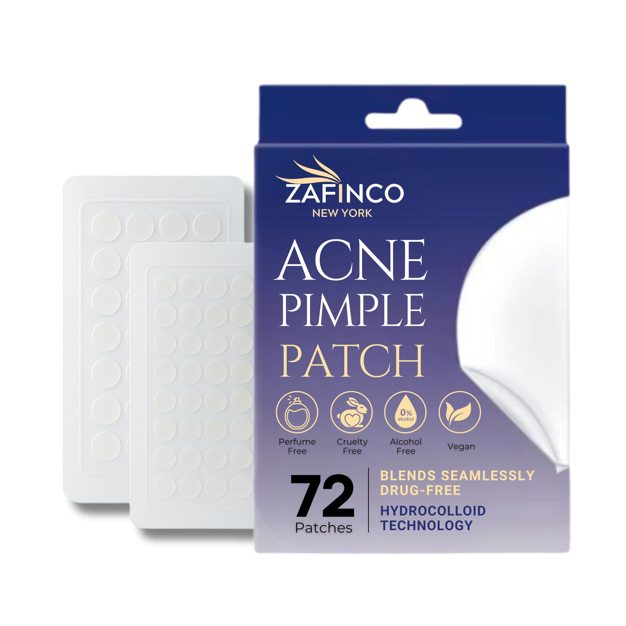 Pimple Patches-Hydrocolloid Acne Patches to fade acne dark spots - High quality Clear invisible Patches for Skin Care-Covering