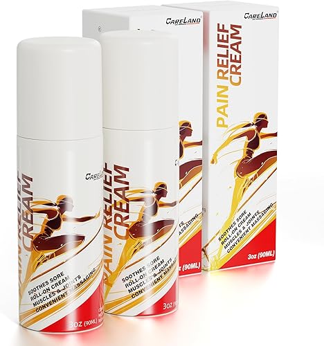 Miniatura 8 de CARELAND Crema enrollable para aliviar el dolor, capsaicina roll-on con fórmula de mentol y salicilato de metilo, 3 onzas, alivio del dolor