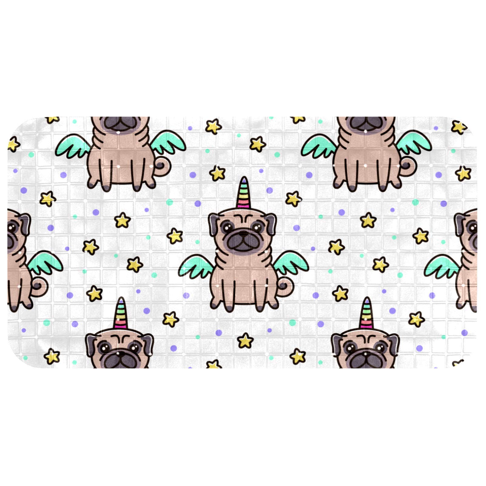 Tapis de bain pour bébé 35 x 67 cm Bennigiry contre les glissades