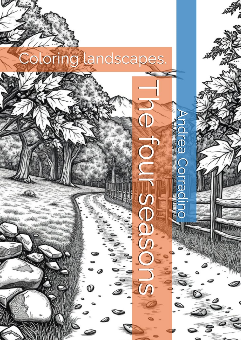 The four seasons: Coloring landscapes.