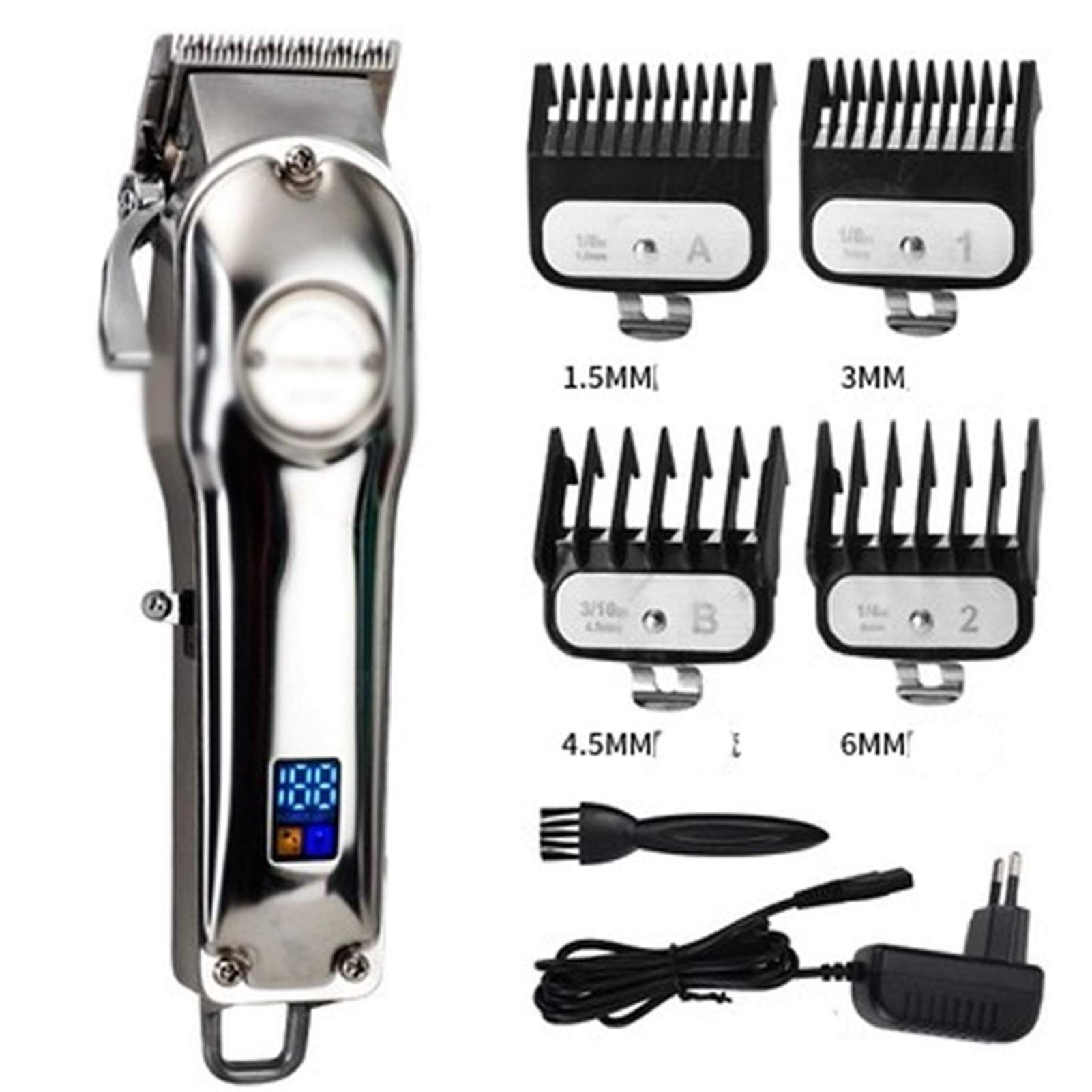 Capelli professionali Tronchese Clippers All-metal capelli ricaricabile Trimmer for Barba Barber Uomini Rasoio elettrico della macchina di taglio