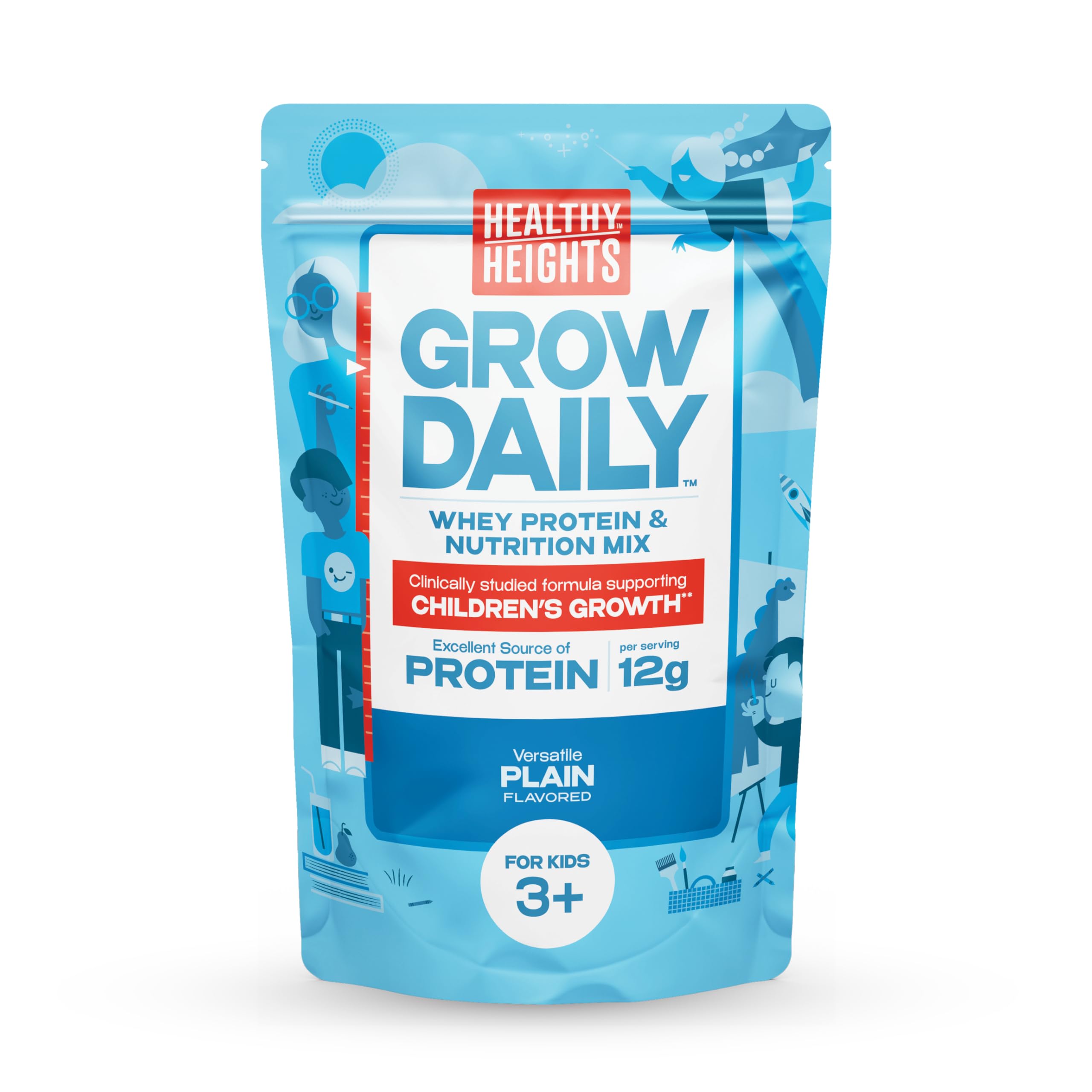 Healthy Heights Grow Daily Kids Protein Drink Mix