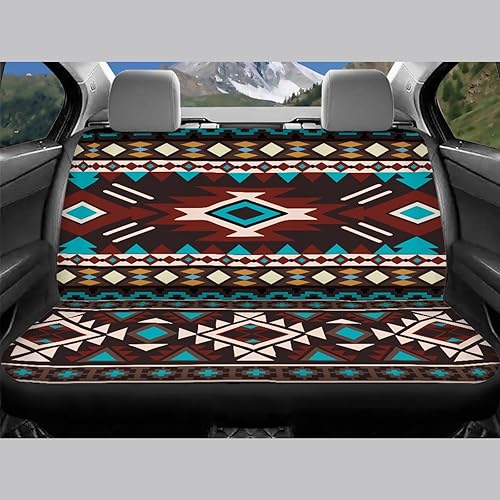 Miniatura 6 de CLOHOMIN Funda de asiento de coche con estampado azteca nativo americano, Navajo Western Southwest, accesorios para mujeres y hombres, fundas de
