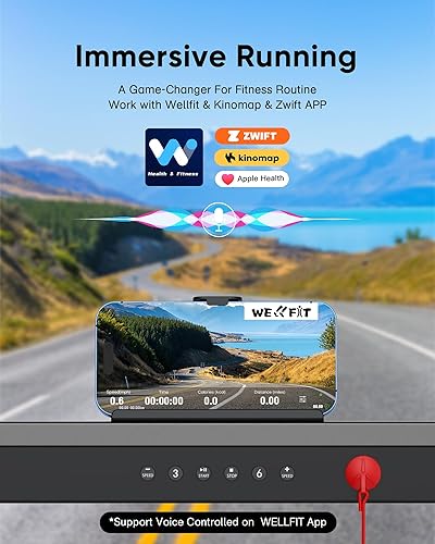 Miniatura 3 de Caminadora para debajo del escritorio caminadora inclinada 2 en 1 para oficina en casa con control remoto de aplicación de consola - 2.5HP