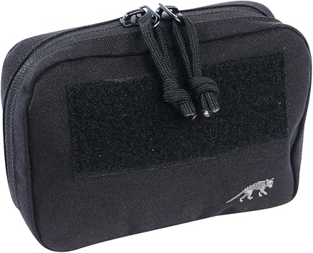 Tasmanian Tiger TT Admin Pouch Organiser Bag Molle Compatible for Backpack, Chest Rig and Warrior Belt, Black