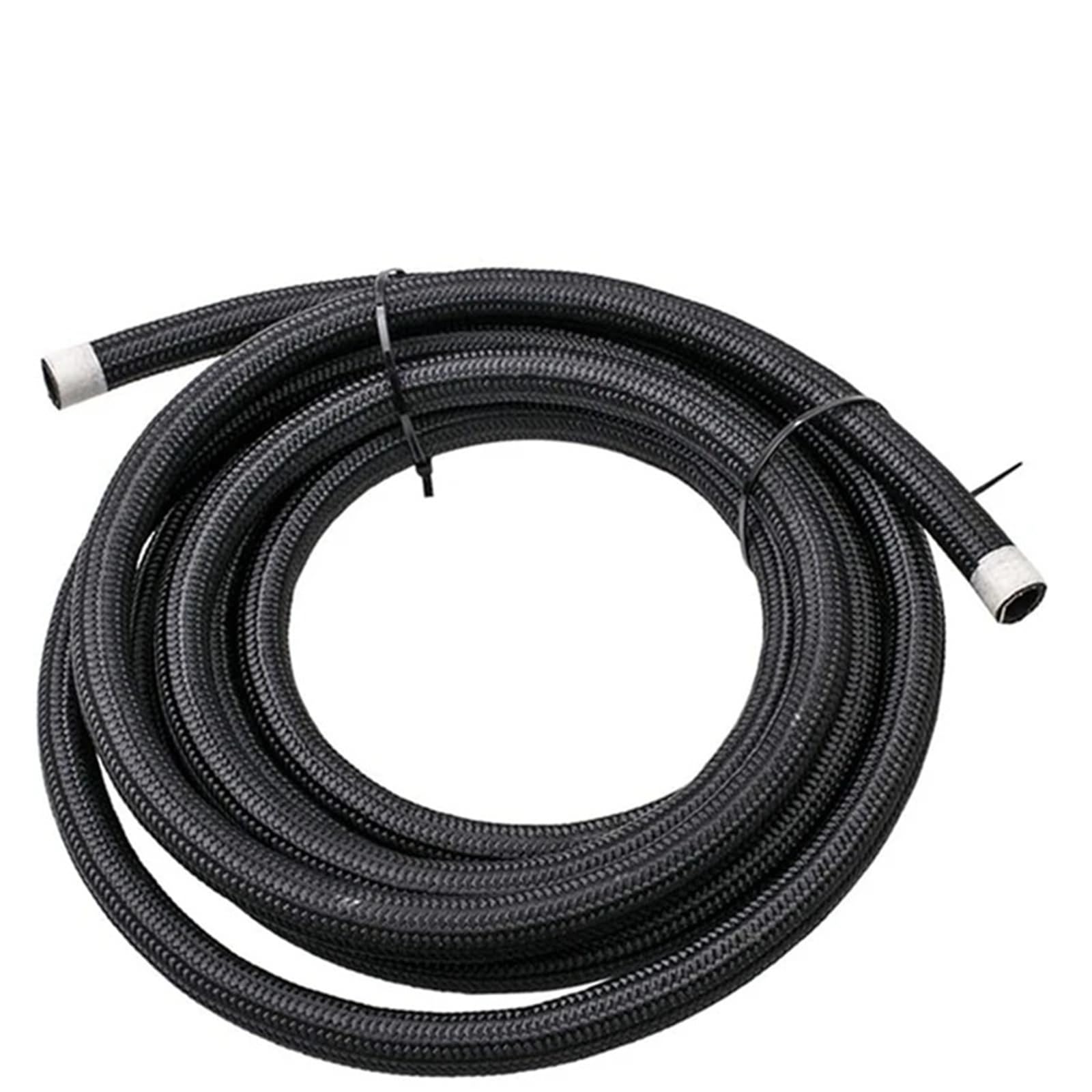 Silicone Tubing Hoses, Rubber Tub Fuel Oil Gas Cooler Hose, Nylon Steel Braided, CPE Inner, AN4-AN10, 1-6M(An10 6m)