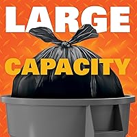 Vista 6 de Hefty Easy Flaps - Bolsas de basura grandes multiusos, 30 galones, 40