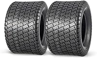 MaxAuto 20x12-10 Lawn Mower Tires 2-Pack - 4PR Tubeless Turf Tires, 1320 Lbs Load for Tractors, Golf Carts, Riding Mowers