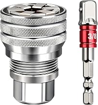 Universal Socket Wrench Set, 2-Piece, 10-19mm, Chrome Vanadium Steel | Universal Socket Wrench Set, 2-PCS, 10-19mm, Chrome Vanadium Steel, 3/8-Inch Drive, for Damaged Fasteners and Power Drill Use