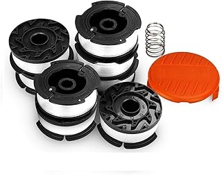 10 PCS String Trimmer Replacement Spool Weed Eater Cap Auto Feed Trimmer String AF-100 0.065-inch 30ft for Black and Decker String Trimmers