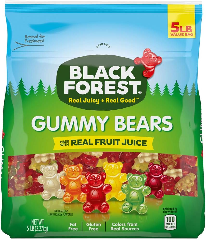 Gummy Bears Candy, 5-Pound Bulk Bag