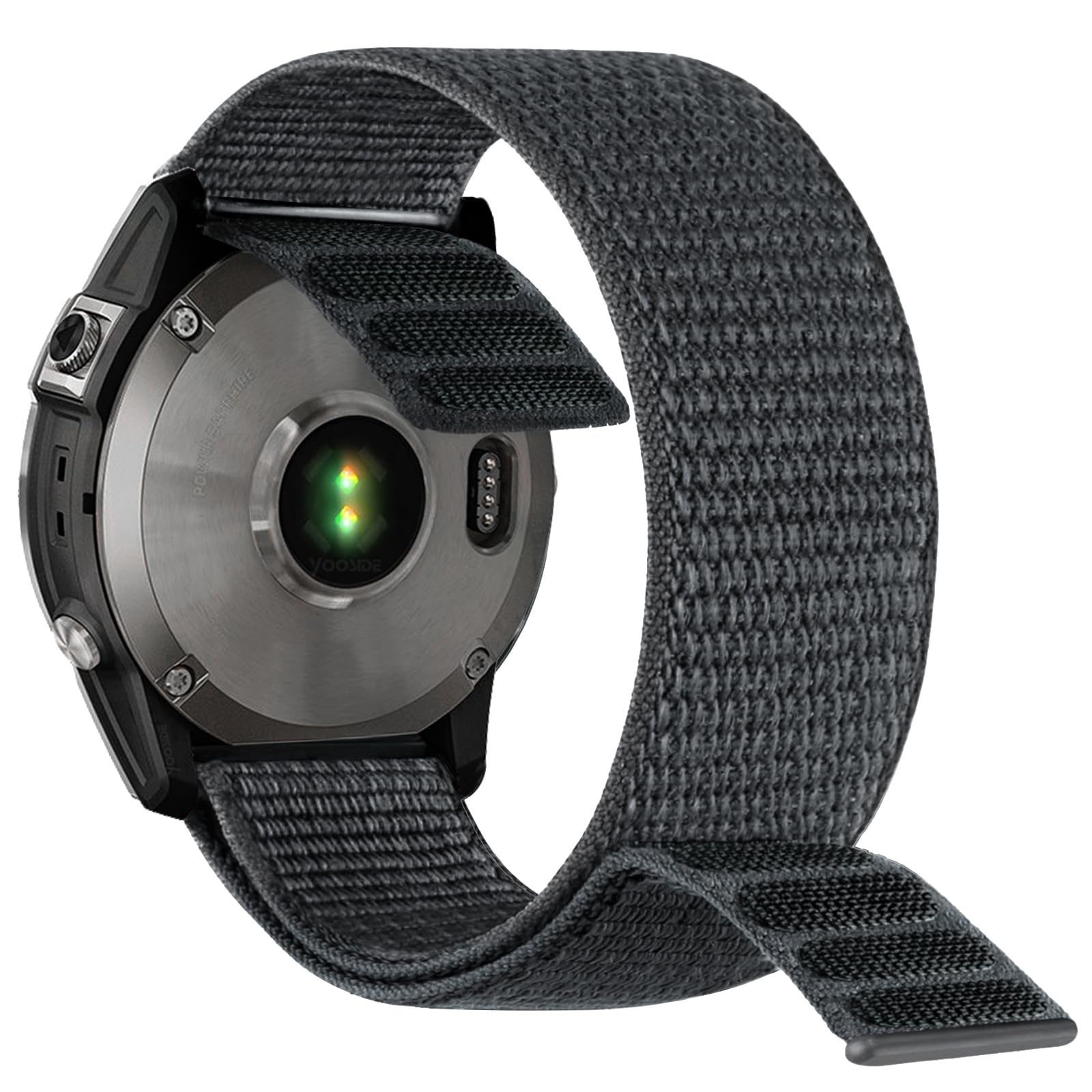 YOOSIDE 22mm Hook and Loop Nylon Watch Strap for Garmin Fenix 8 / epix Pro/Tactix 8 (47mm), Quick Dry Ultralight Sport Wrist Band for Fenix 7/6/5, Instinct 3 45mm