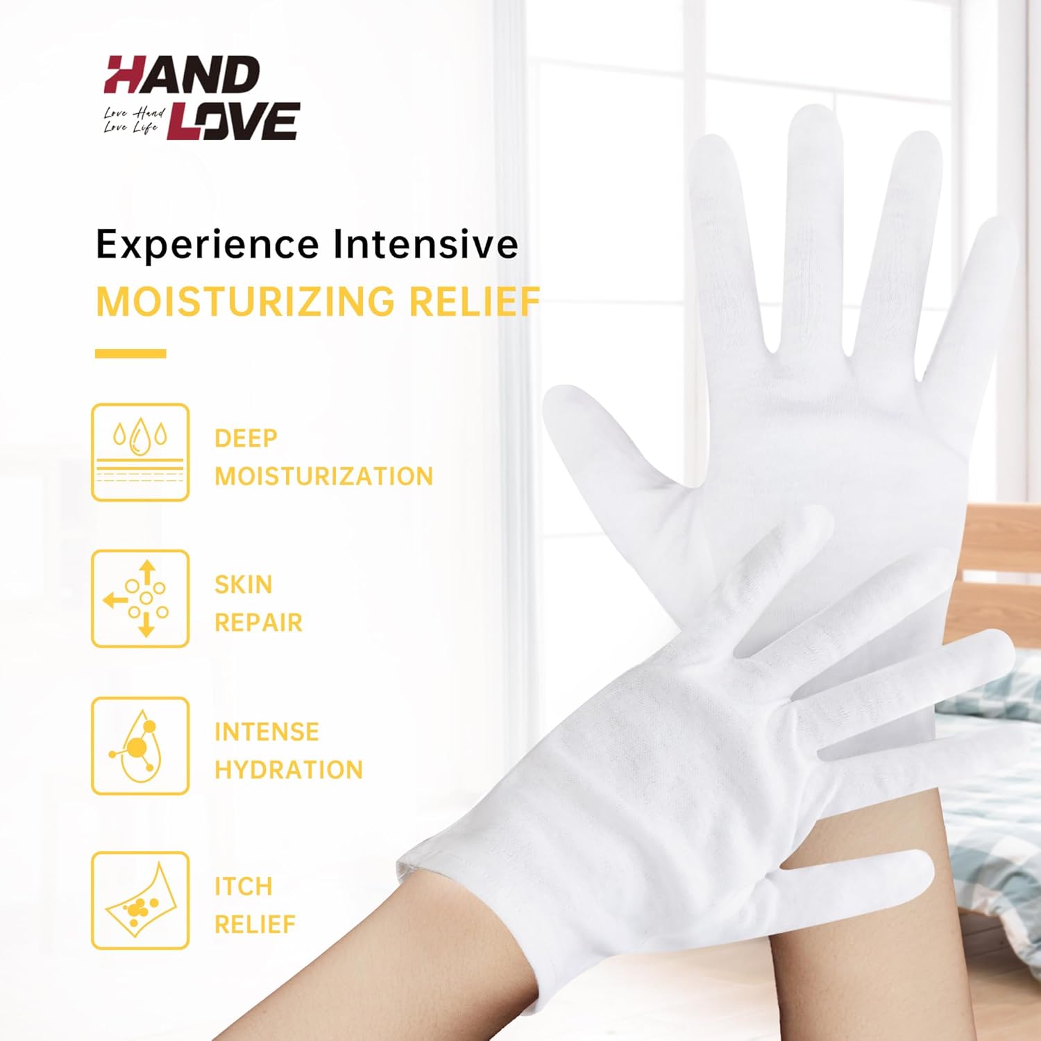 Eczema Gloves Gloves To Sleep In For Dry Hands HandLove Premium 100% Cotton  Gloves Moisturizing Nigeria Ubuy