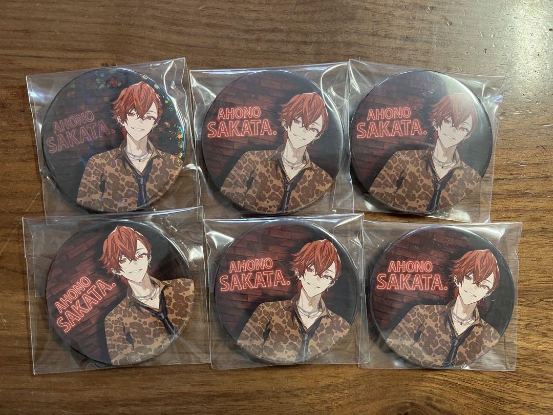 浦島坂田船 となりの坂田。 しまさか 2022 RED 詐欺師 缶バッジ