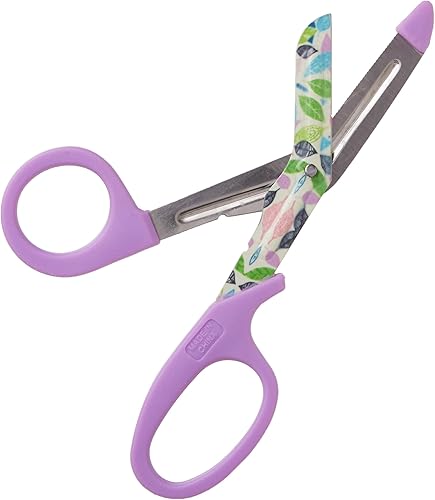 Miniatura 2 de Prestige Medical Tijeras utilitarias StyleMate de 5.5 pulgadas, teñido anudado azul oscuro (modelo 871-TDB)