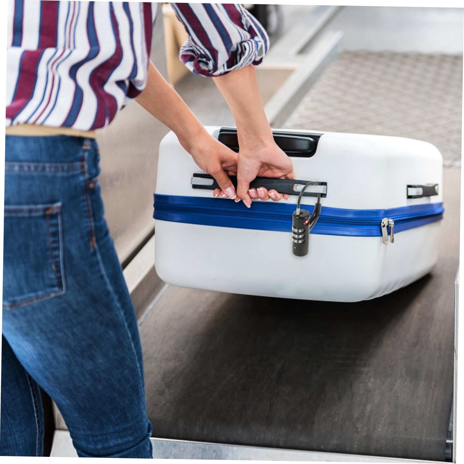 Gatuida 3pièces Luggage Backpack Lock Serrure à Pour Valise Et Casier De Gym Verrou Portable Tsa Pour Voyage Sécurisé Facile à Utiliser Et